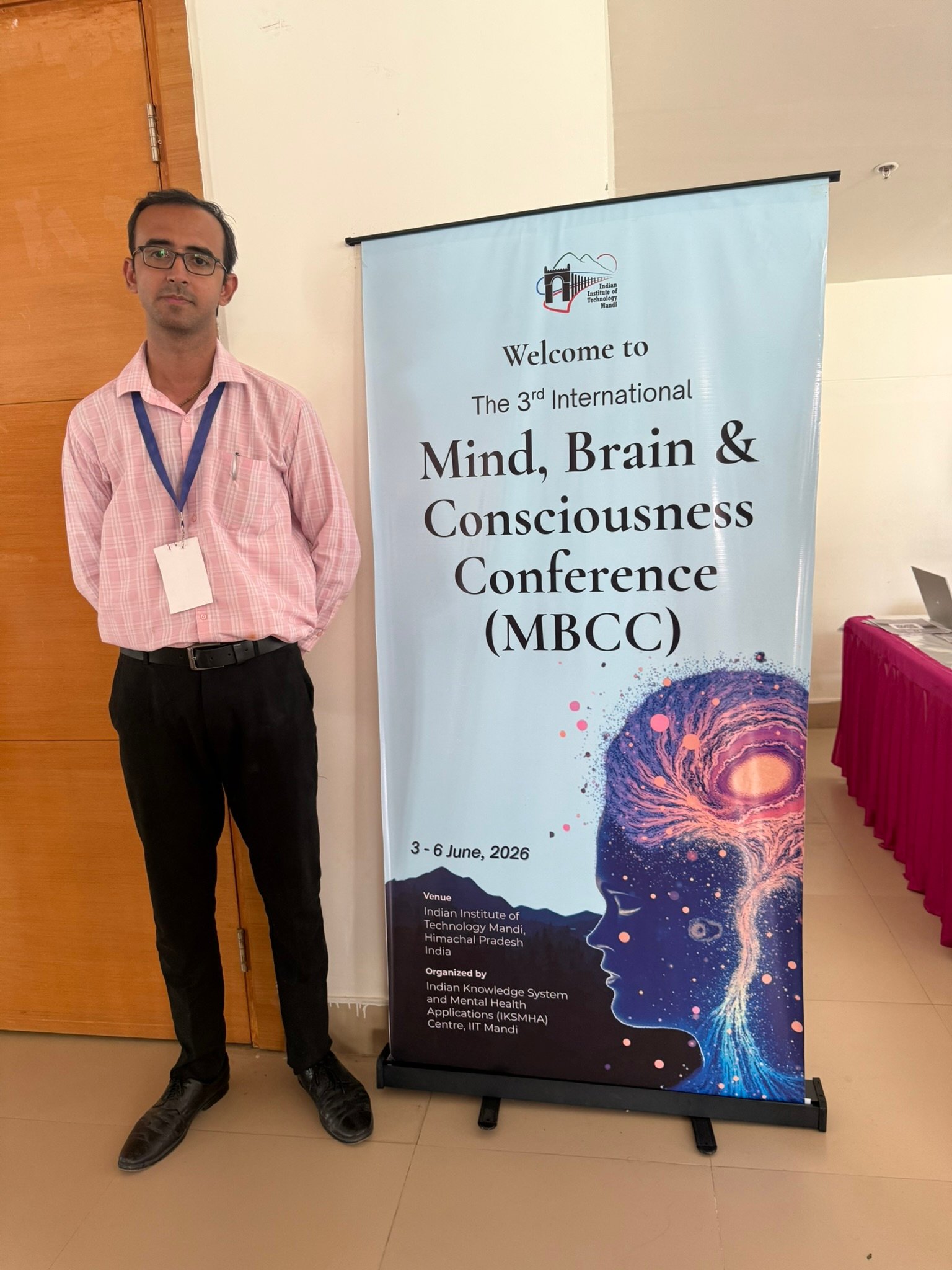 Chandru Ramesh presenting at the 3rd International MBCC Conference, IIT Mandi